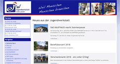 Desktop Screenshot of jugendwerkstatt-giessen.de